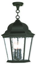 Livex Lighting 75475-14 - 3 Light Textured Black Chain Lantern