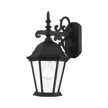 Livex Lighting 7555-14 - 1 Lt Textured Black Outdoor  Wall Lantern
