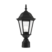 Livex Lighting 7558-14 - 1 Lt Textured Black Outdoor Post Top Lantern