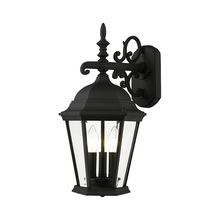 Livex Lighting 7560-14 - 3 Lt Textured Black Outdoor Wall Lantern