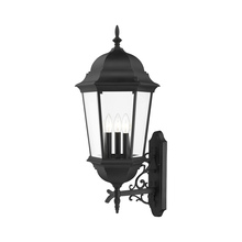 Livex Lighting 7566-14 - 3 Lt Textured Black Outdoor  Wall Lantern