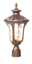 Livex Lighting 7655-50 - 1 Light MG Outdoor Post Lantern