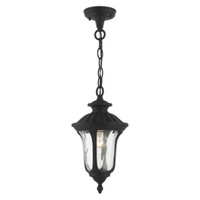 Livex Lighting 7849-14 - 1 Lt Textured Black Outdoor Pendant Lantern