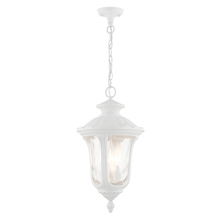 Livex Lighting 7858-13 - 3 Lt Textured White Outdoor Pendant Lantern