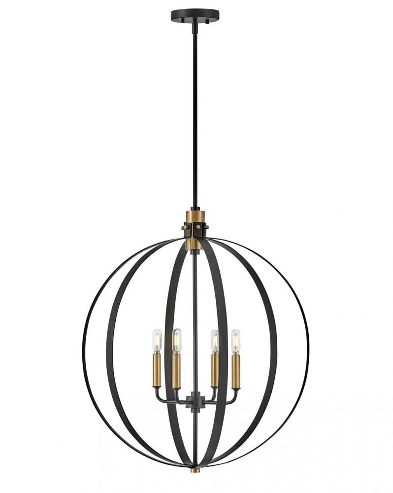 Medium Orb Chandelier