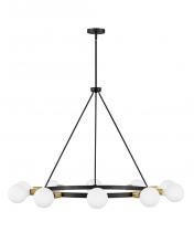 Lark 83610BK - Large Single Tier Chandelier