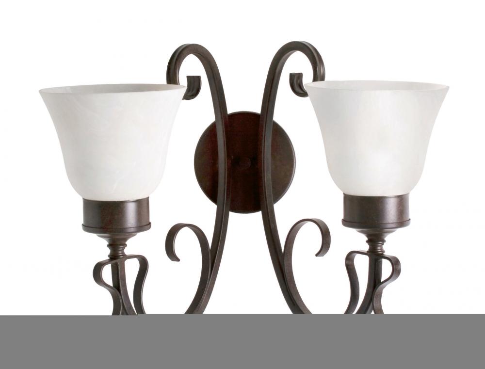 19" Wide Mirasol 2 Light Wall Sconce