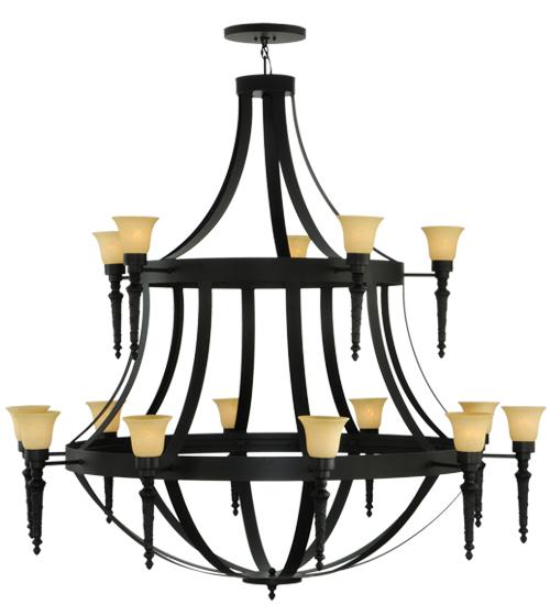 72"W Pontoise 15 LT Chandelier