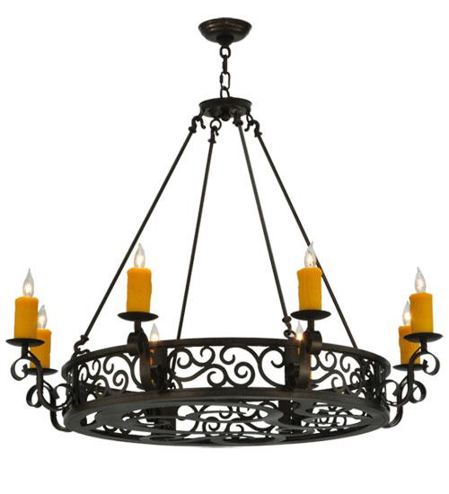 42" Wide Delano 8 Light Chandelier