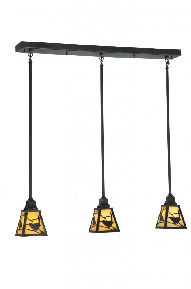 42"L Songbird Mission 3 LT Island Pendant