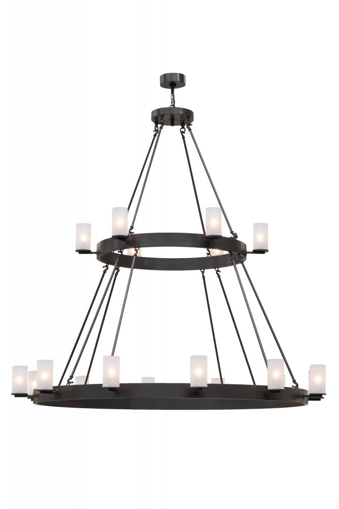 72"W Chappell 18 LT Two Tier Chandelier