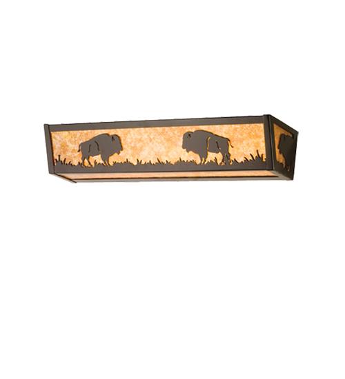 24"W Buffalo Vanity Light