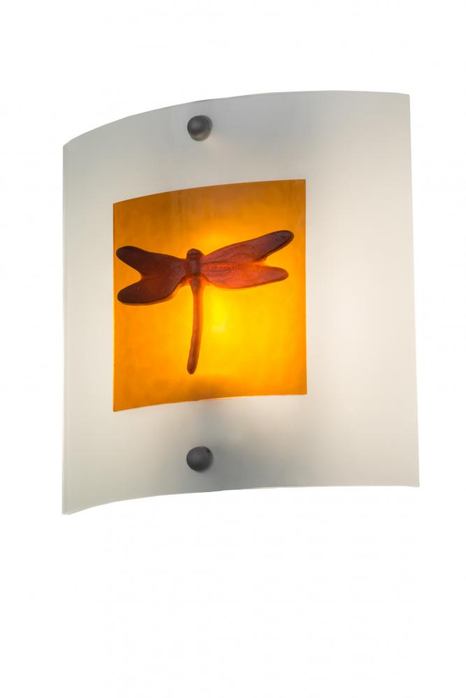 11"W Metro Fusion Dragonfly Wall Sconce