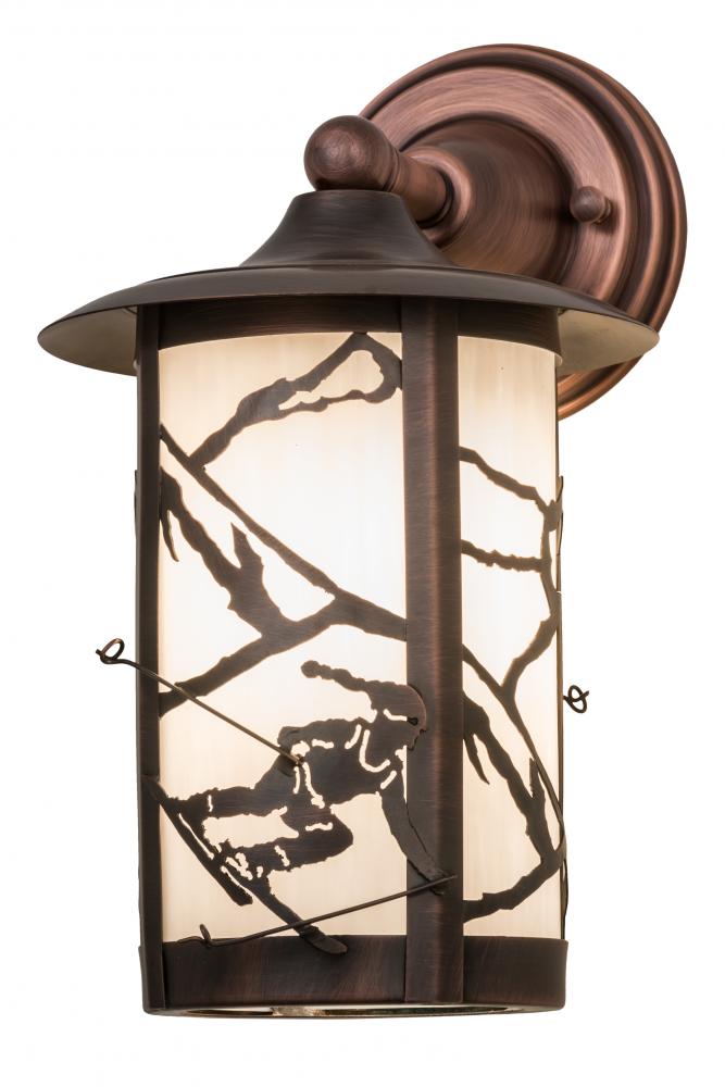 8"W Fulton Alpine Solid Mount Wall Sconce