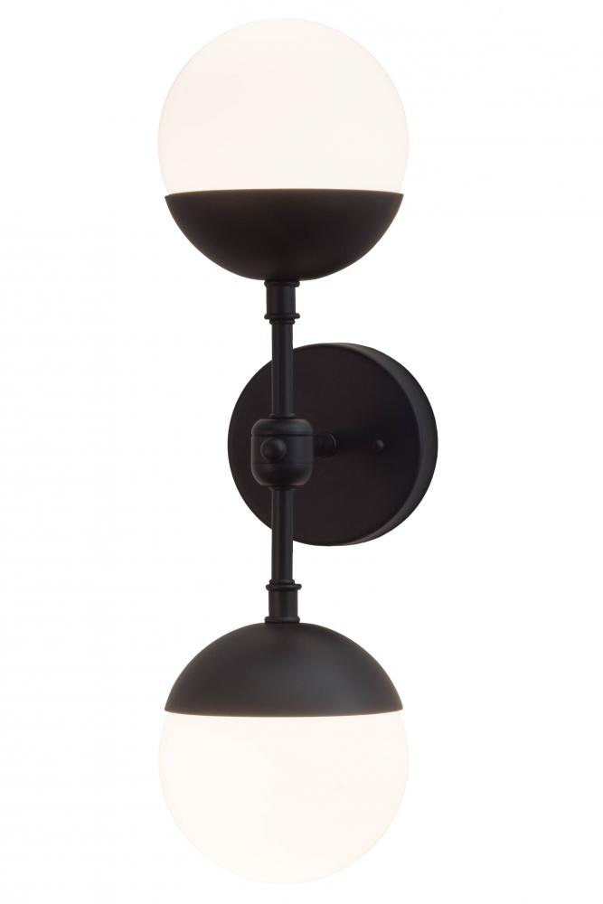 6" Wide Bola Deux Wall Sconce