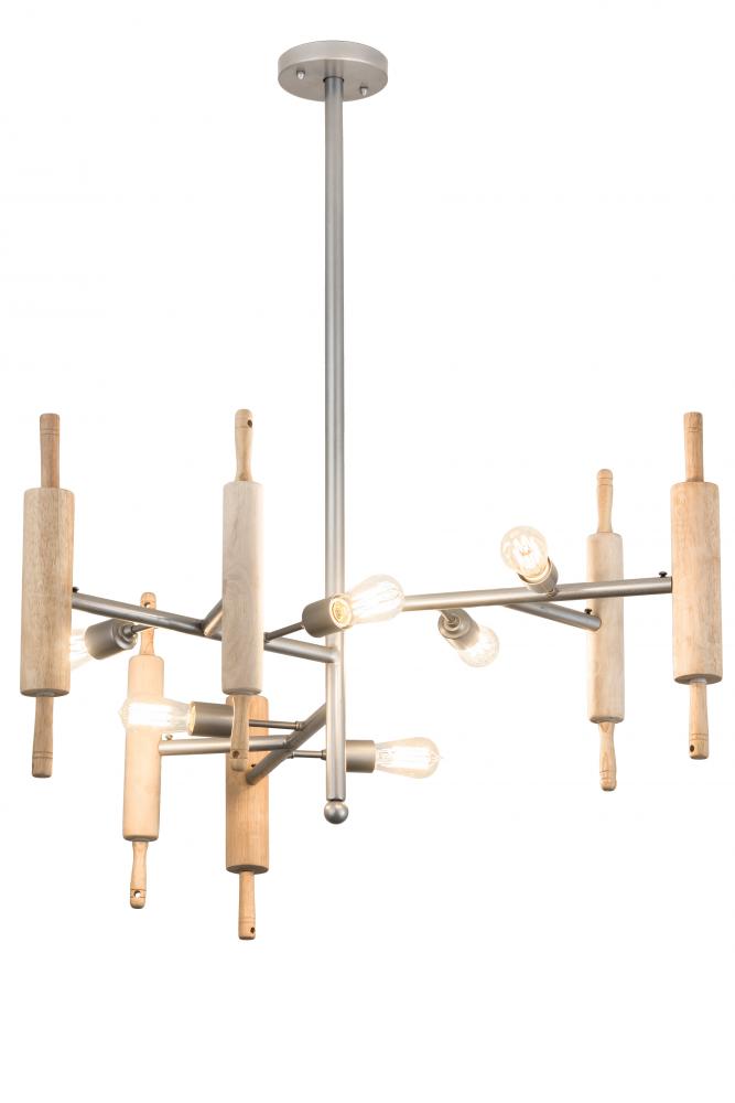 41" Wide Alva Kavel 6 Light Chandelier