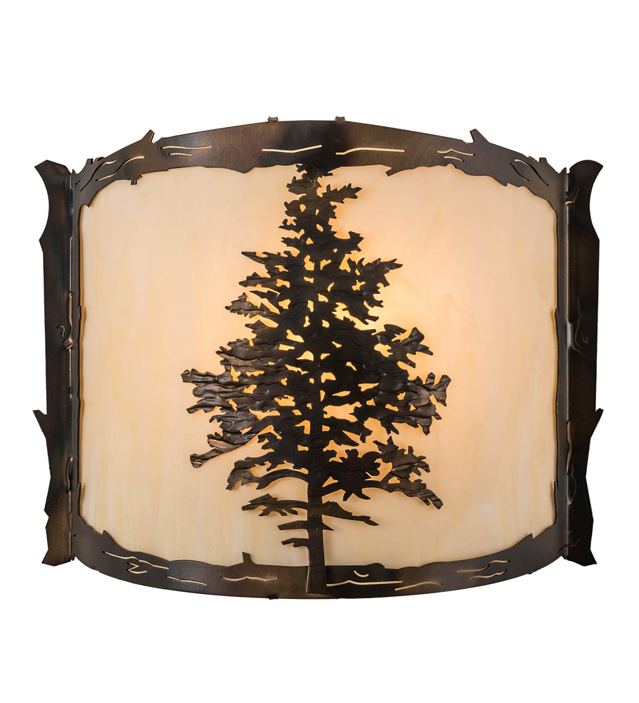 12" Wide Tamarack Wall Sconce