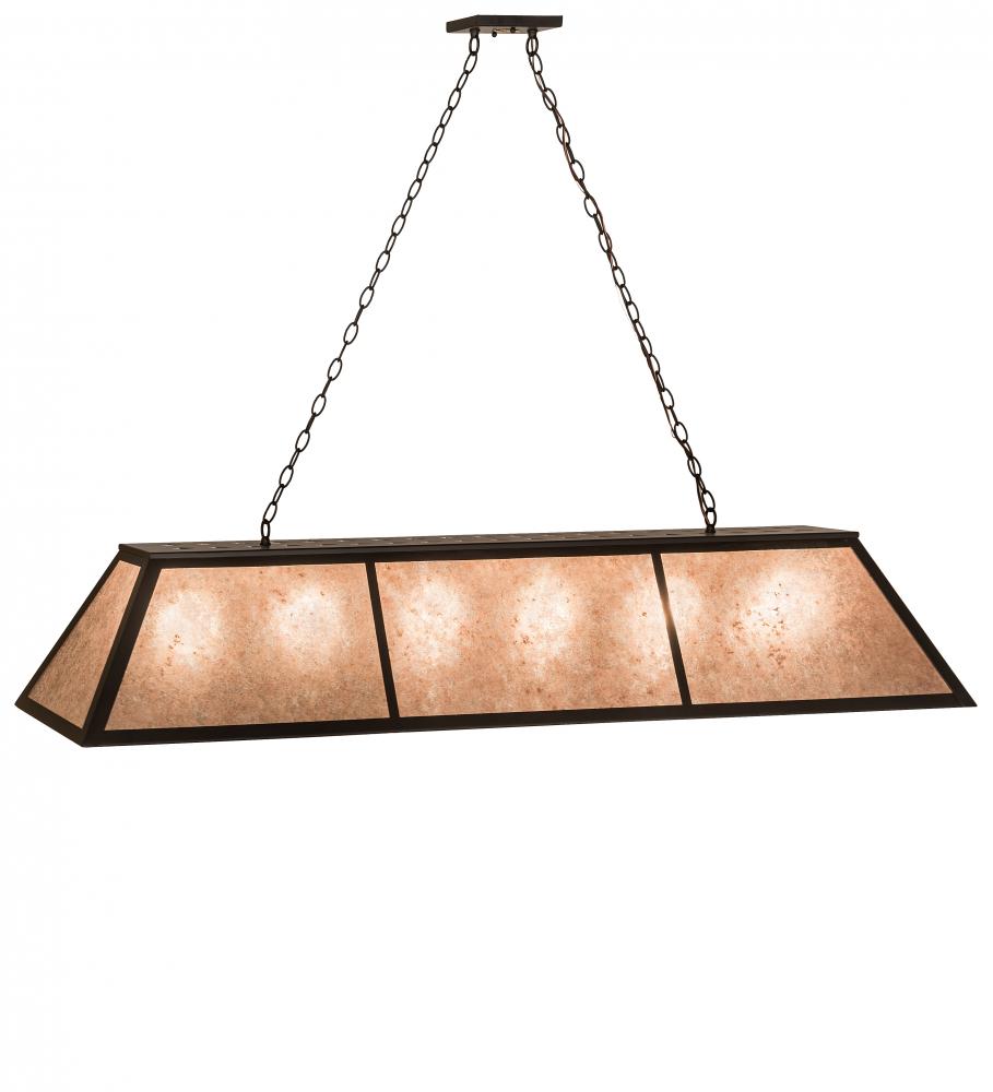 70"L Tri-Panel Oblong Pendant