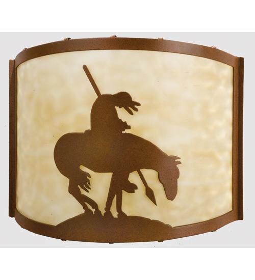 11"W Trails End Wall Sconce