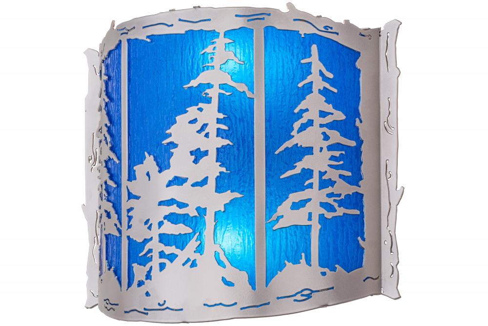 15" Wide Tall Pines Wall Sconce