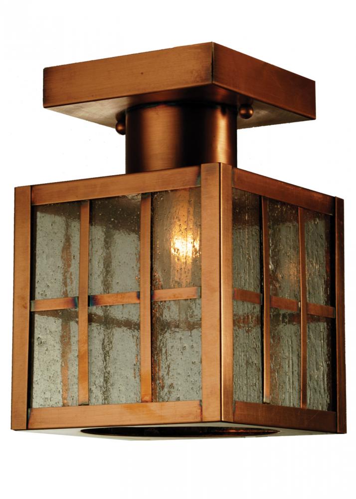 6" Square Hudson Welcome Lantern Flushmount