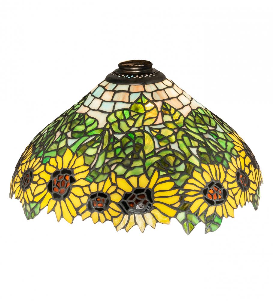 15" Wide Wild Sunflower Shade