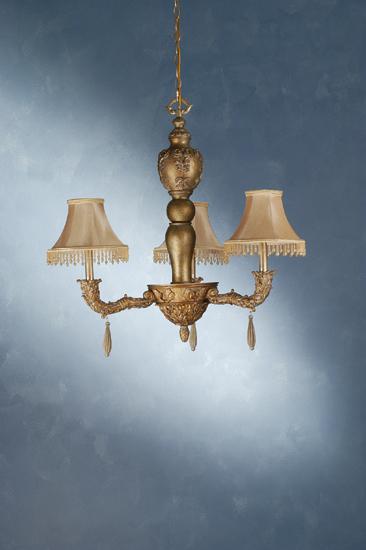 31"W Monticello 3 LT Chandelier