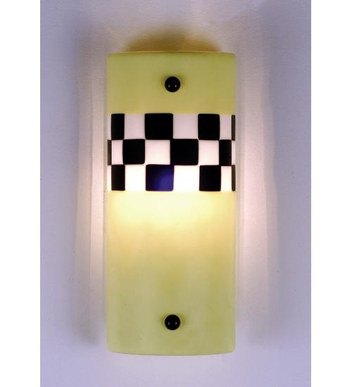 5"W Metro Fusion Yellow Taxi Wall Sconce