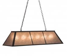 Meyda Blue 114622 - 48"L Tri-Panel Oblong Pendant