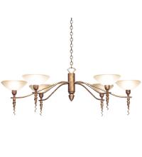 Meyda Blue 115730 - 60" Long Blanca 6 Light Chandelier