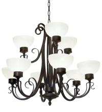 Meyda Blue 116424 - 36" Wide Mirasol 9 Light Chandelier