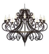 Meyda Blue 120265 - 60" Wide Symen 16 Light Chandelier
