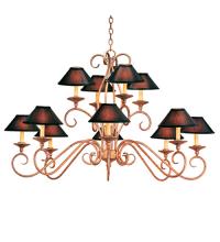 Meyda Blue 120345 - 48" Wide Quinton 12 Light Chandelier