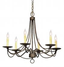 Meyda Blue 120794 - 28" Wide Edwin 6 Light Chandelier