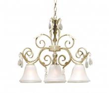 Meyda Blue 120982 - 24" Wide Cherise 6 Light Chandelier