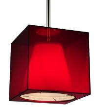 Meyda Blue 135908 - 8"Sq Cube Mini Pendant