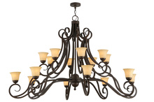 Meyda Blue 141671 - 72" Wide Angelo 16 Light Chandelier