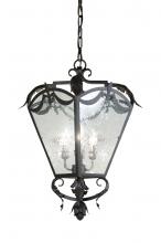 Meyda Blue 141719 - 13" Wide Fleur 4 Light Pendant