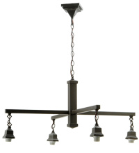 Meyda Blue 142320 - 36.5"W MISSION 4LT HARDWARE