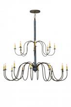 Meyda Blue 143566 - 68"W Marseille 20 LT Two Tier Chandelier