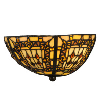 Meyda Blue 144416 - 10"W Fleur-de-lis Wall Sconce