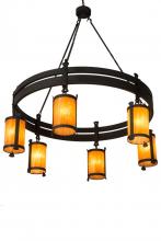 Meyda Blue 145571 - 54" Wide Beartooth 6 Light Chandelier