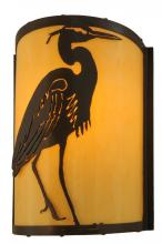 Meyda Blue 146242 - 8" Wide Heron Wall Sconce