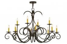 Meyda Blue 146968 - 48"W Cypress 12 LT Chandelier