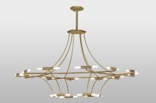 Meyda Blue 147882 - 87"W ISON 36 LT Chandelier