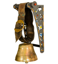 Meyda Blue 150519 - 14.5" Wide Swiss Cow Bell Bracket Only