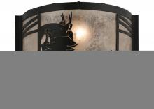 Meyda Blue 157296 - 12"W Lynx on the Loose Left Wall Sconce