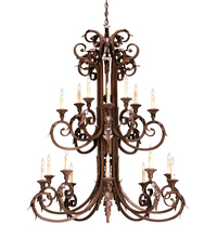 Meyda Blue 158718 - 48" Wide Serratina Chandelier