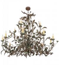 Meyda Blue 159623 - 60"W Le Printemps 15 LT Chandelier