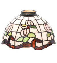 Meyda Blue 160150 - 8" Wide Roseborder Shade